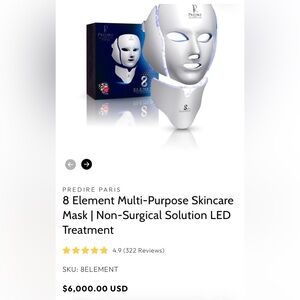 White LED Skincare Mask